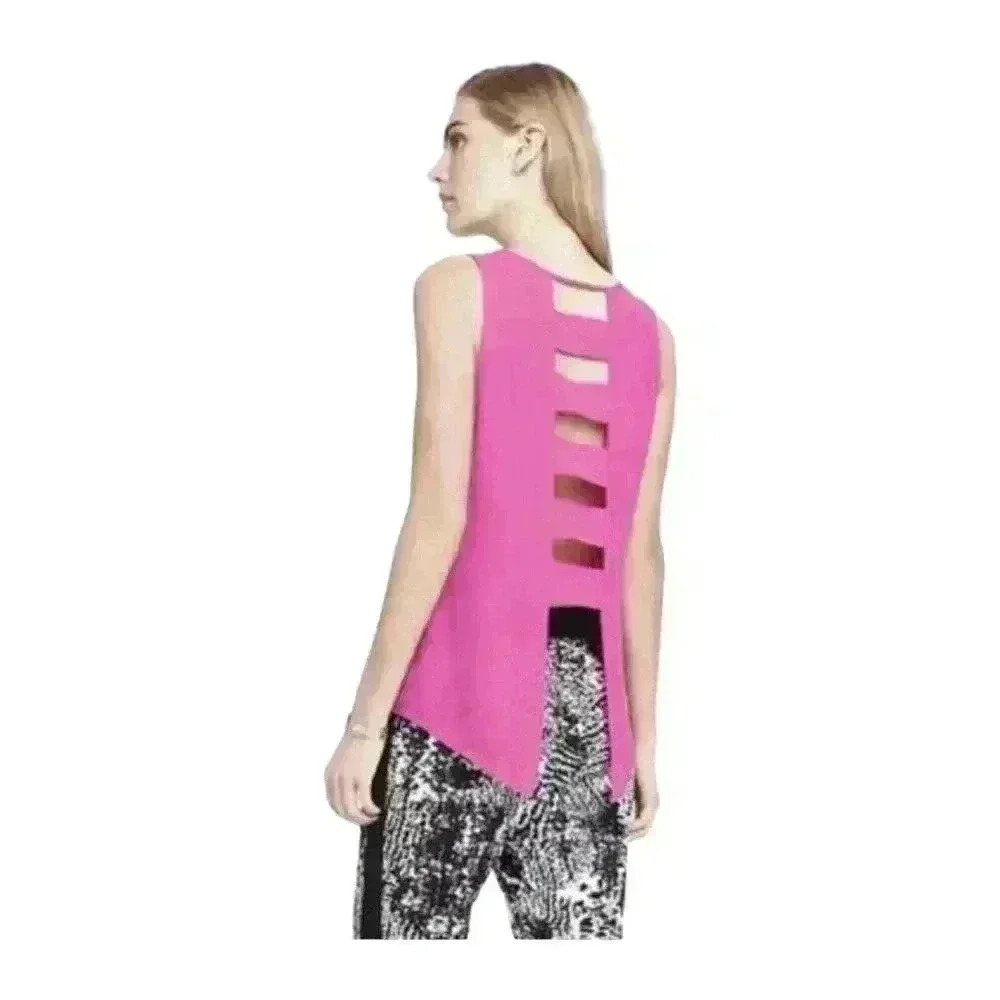 EXPRESS Women’s Ladder Back Sleeveless Blouse – Medium